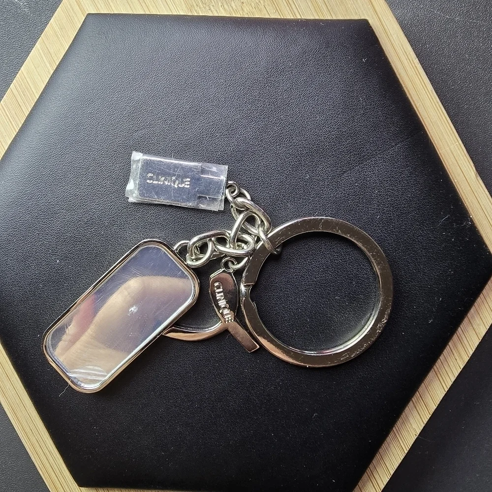 2/$20 Clinique BCRF Pink‎ Keychain (EUC)